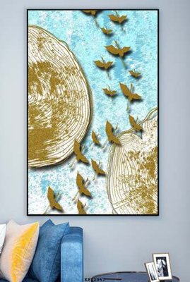 File in lụa File tranh hiện đại pha lê gương KF82957 (tân cổ điển) File tranh hiện đại pha lê gương KF82957