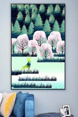 File in trần File tranh hiện đại pha lê gương KF82972 (file gốc) chủ đề vũ trụ