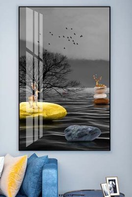 File gốc File tranh hiện đại pha lê gương KF82978 (vector) cho in ấn