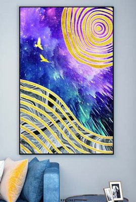 File tranh gốc PSD File tranh hiện đại pha lê gương KF82981 còn nguyên layer