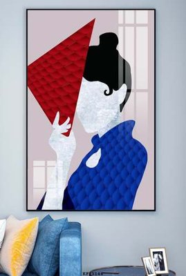 File gốc File tranh hiện đại pha lê gương KF83144 (thiết kế) độc quyền