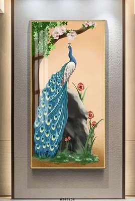 File gốc File tranh hiện đại pha lê gương KF83208 (PNG) không nền chất lượng