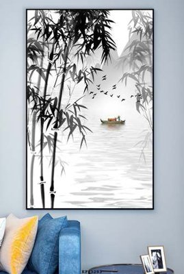 File in trần File tranh hiện đại pha lê gương KF83293 (bản gốc) trời sao