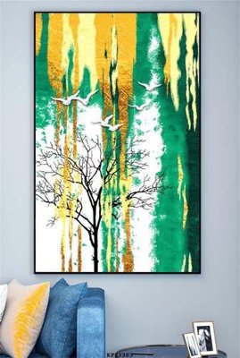 File PSD File tranh hiện đại pha lê gương KF83303 (nguyên bản) cho thiết kế