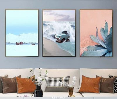 File tranh gốc File tranh hiện đại pha lê gương KF83352 (sắc nét từng chi tiết)