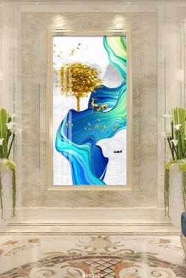 Download file File tranh hiện đại pha lê gương KF83369 (gốc) in mica bàn thờ