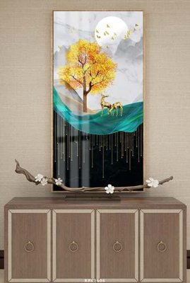 File ảnh File tranh hiện đại pha lê gương KF83406 (gốc) dùng in Pano