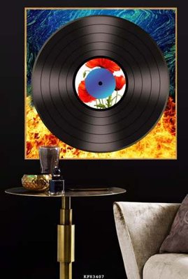 File tranh File tranh hiện đại pha lê gương KF83407 (file gốc) chuẩn màu in