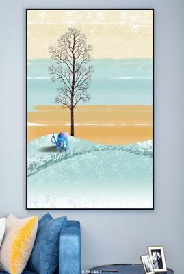 Chi tiết file gốc File tranh hiện đại pha lê gương KF83447 (cho in tráng gương)