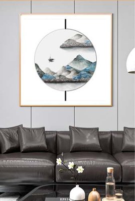 File gốc File tranh hiện đại pha lê gương KF83494 (phong cách) châu Âu