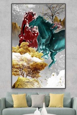 File gốc File tranh hiện đại pha lê gương KF83524 (cho in 3D) độc đáo