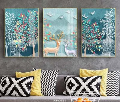 File gốc File tranh hiện đại pha lê gương KF83557 (vector) cho in ấn