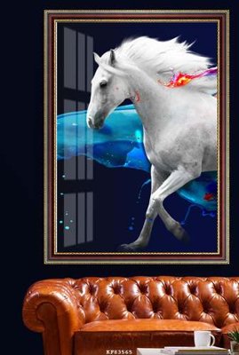 Tải file File tranh hiện đại pha lê gương KF83565 (gốc) chủ đề phong thủy