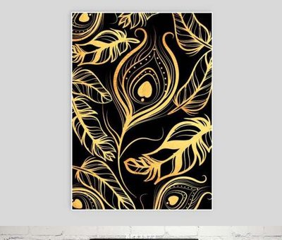 File tranh gốc File tranh hiện đại pha lê gương KF83572 chủ đề hiện đại