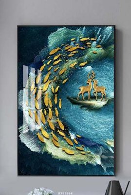 Tải file File tranh hiện đại pha lê gương KF83596 (gốc) in ấn chất lượng