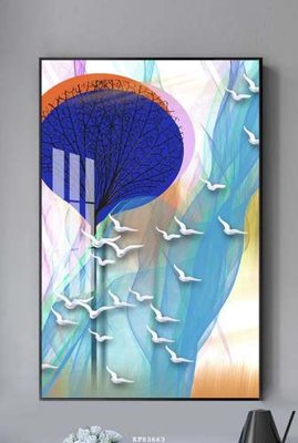 Hình ảnh file gốc File tranh hiện đại pha lê gương KF83663 (chất lượng cao)