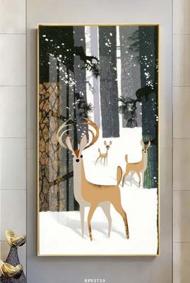 Download file gốc File tranh hiện đại pha lê gương KF83729 (in lụa) nghệ thuật