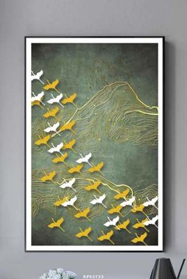 Download file gốc File tranh hiện đại pha lê gương KF83733 (in lụa) nghệ thuật