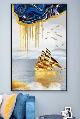 Chi tiết file gốc File tranh hiện đại pha lê gương KF83770 (cho in tráng gương)