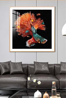 File gốc File tranh hiện đại pha lê gương KF83809 (PNG) chất lượng cao