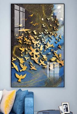 File ảnh File tranh hiện đại pha lê gương KF83896 (gốc) cho trang trí nội thất