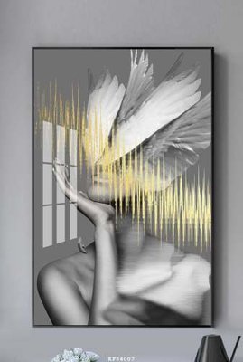 File in ấn File tranh hiện đại pha lê gương KF84007 (bản gốc) từ file gốc