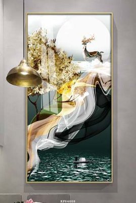 Tải file PSD File tranh hiện đại pha lê gương KF84008 (nguyên layer) để in
