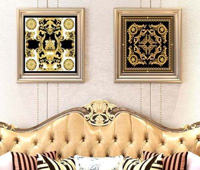 File in trần File tranh hiện đại pha lê gương KF84019 (file gốc) phong thủy