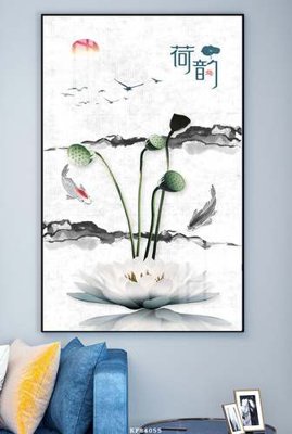 Download file File tranh hiện đại pha lê gương KF84055 (gốc) in mica bàn thờ