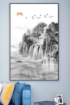 File gốc File tranh hiện đại pha lê gương KF84060 (ảnh chi tiết) để in trần