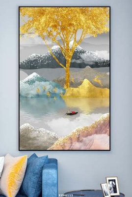 File gốc File tranh hiện đại pha lê gương KF84112 (dành cho quảng cáo)