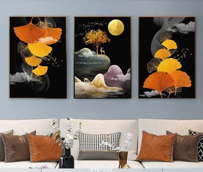 Cung cấp file tranh gốc File tranh hiện đại pha lê gương KF84122 độc quyền