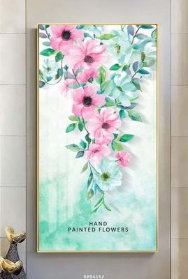 Ảnh gốc File tranh hiện đại pha lê gương KF84152 (độ nét cao) in tráng gương