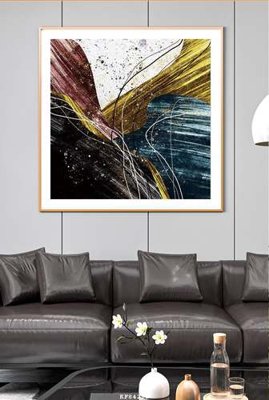 File in trần File tranh hiện đại pha lê gương KF84218 (bản gốc 3D) sống động