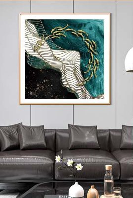 File in trần File tranh hiện đại pha lê gương KF84223 (file gốc) hoa văn 3D