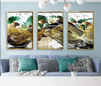 File tranh gốc File tranh hiện đại pha lê gương KF84259 (sắc nét từng chi tiết)