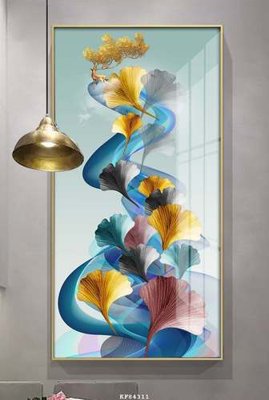 File gốc File tranh hiện đại pha lê gương KF84311 (PSD/TIFF) độ phân giải cao