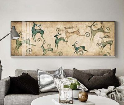 File tranh File tranh hiện đại pha lê gương KF84349 (gốc) chủ đề con người