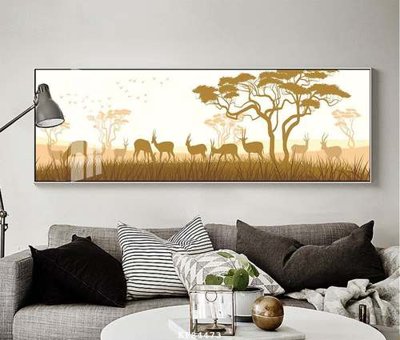 File in ấn File tranh hiện đại pha lê gương KF84473 (bản gốc) chất lượng cao