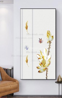 File gốc File tranh hiện đại pha lê gương KF90016 (PNG) không nền chất lượng