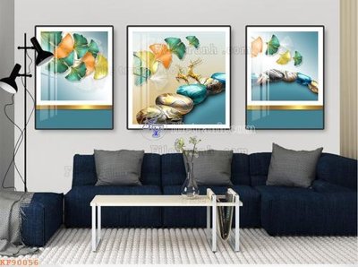 File tranh gốc File tranh hiện đại pha lê gương KF90056 (bản đẹp) độc quyền