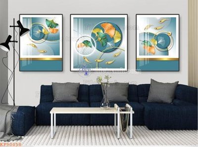 File gốc File tranh hiện đại pha lê gương KF90058 (trang trí) phòng làm việc