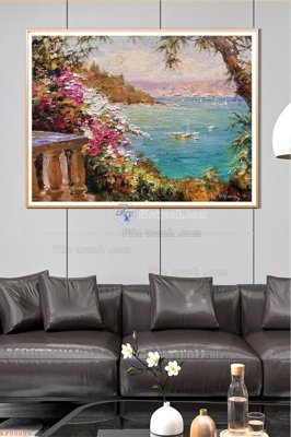 File in mica File tranh hiện đại pha lê gương KF90090 (bản gốc) siêu trong