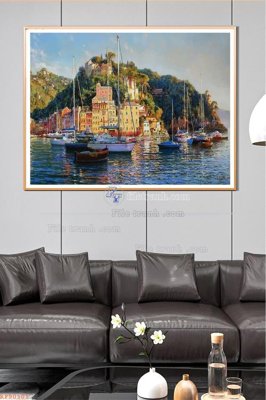 File tranh gốc File tranh hiện đại pha lê gương KF90101 (bản đẹp) độc quyền