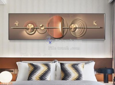 File tranh in tráng gương File tranh hiện đại pha lê gương KF90154 (siêu nét)