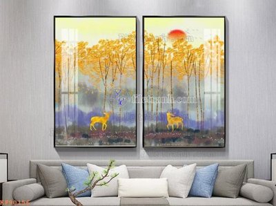 Tải file File tranh hiện đại pha lê gương KF90156 (gốc) in nhanh