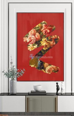 Ảnh gốc File tranh hiện đại pha lê gương KF90164 (siêu chi tiết) để in ấn