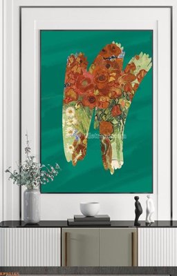 File gốc File tranh hiện đại pha lê gương KF90165 (in tráng gương) ốp tường