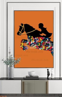 File tranh File tranh hiện đại pha lê gương KF90196 (gốc) in film