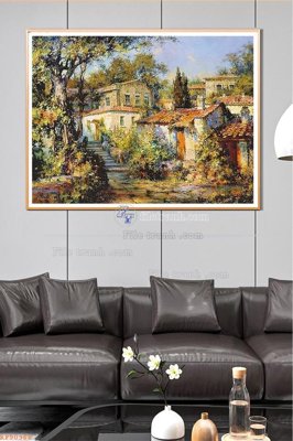 File tranh File tranh hiện đại pha lê gương KF90368 (gốc) chủ đề con người